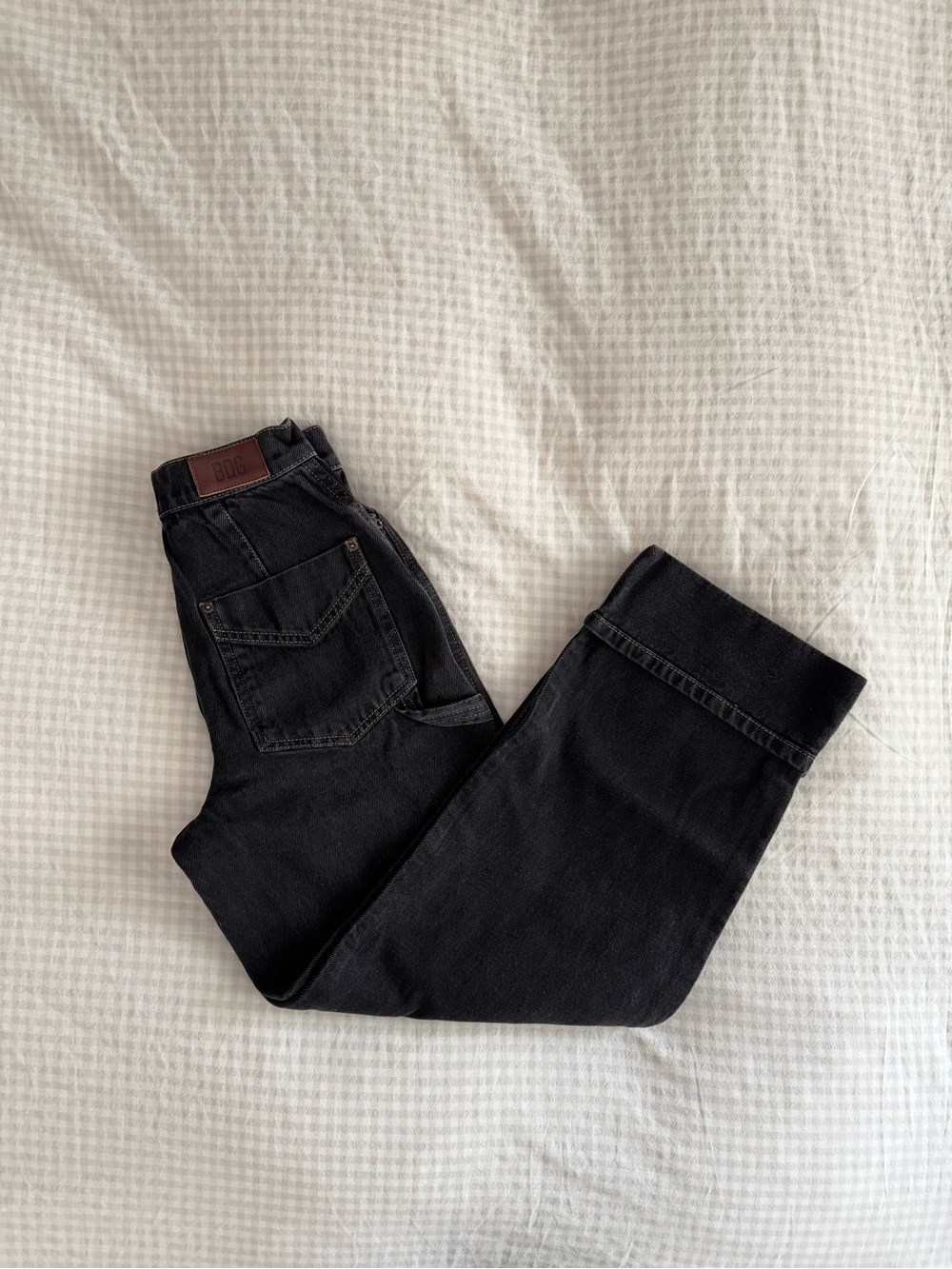Urban Outfitters BDG black denim carpenter pants